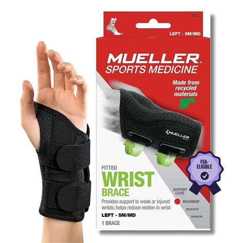 Amazon MUELLER Sports Medicine Green Fitted Wrist Brace For Men