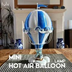 HOT AIR BALLOON LAMP By Fulv Me Printables Store