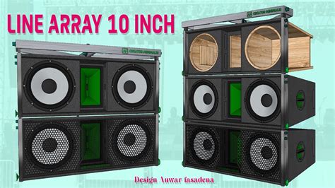 SKEMA BOX LINE ARRAY 10 DOUBLE Design Anwar Fasadena YouTube