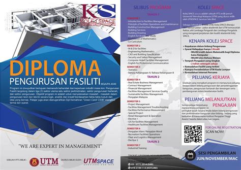 Diploma Pengurusan Fasiliti Kolejspace