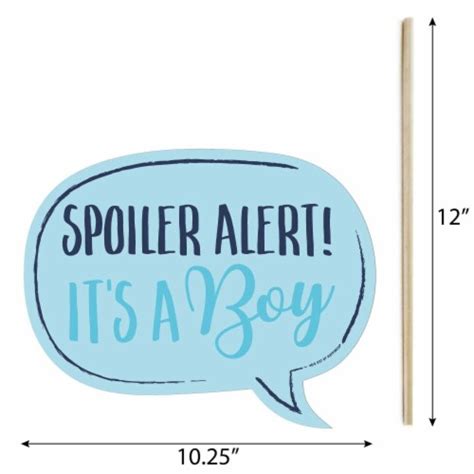 Big Dot Of Happiness Funny It S A Boy Blue Baby Shower Photo Booth