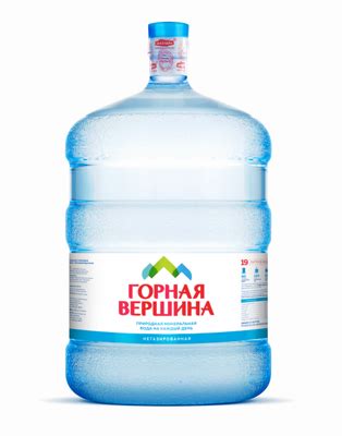 Вода питьевая 19 литров для кулера - купить с доставкой в Москве и области