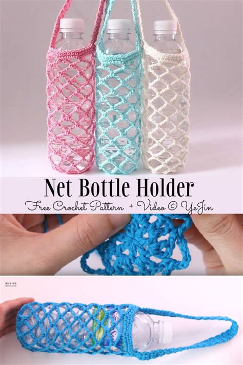 Water Bottle Holder Free Crochet Patterns DIY Magazine Crochet