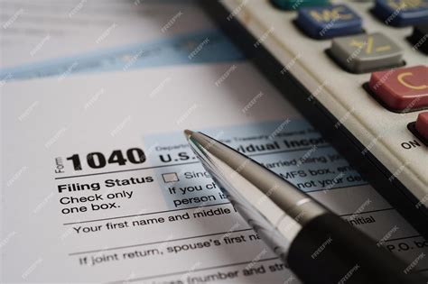 Premium Photo | Tax form 1040 us individual income tax return business ...
