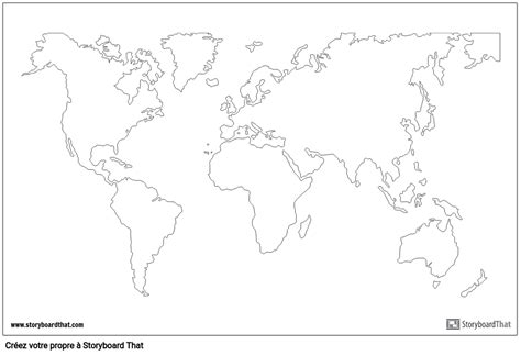 Affiche de Carte du Monde القصة المصورة من قبل fr examples