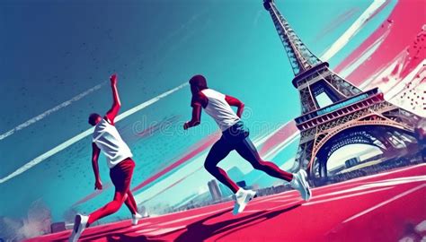 Ceremonia De Los Juegos Olímpicos De París De Francia 2024 Con El