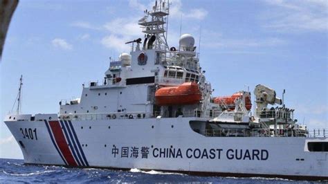 Setelah Kerahkan Pesawat Militer Kini Kapal Coast Guard China