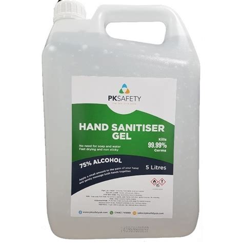 70 Alcohol Hand Sanitising Gel 5 Litre