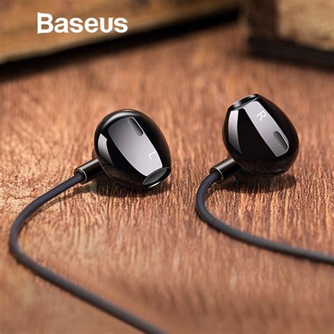 Tai Nghe In Ear Baseus Encok H06 Lateral Wired Earphone With Mic Ster