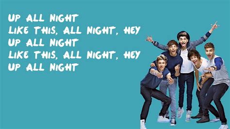 Up All Night One Direction Lyrics Youtube Music