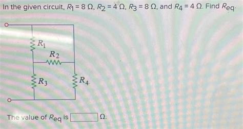 [solved] Using Series Parallel Resistance Combination Fin