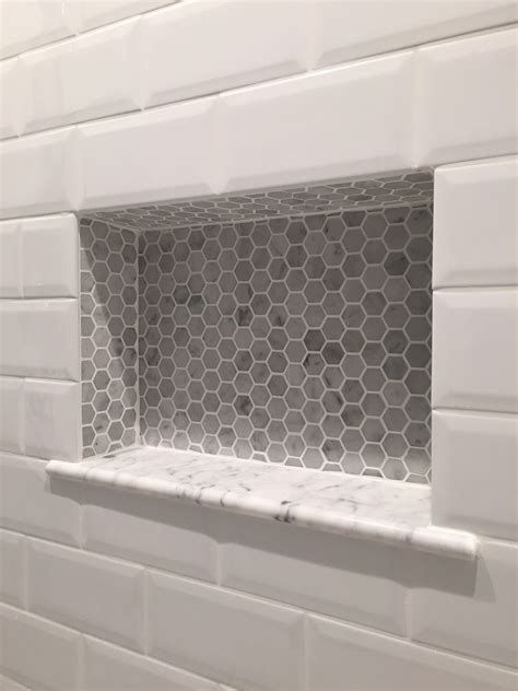 Marble Carrara Shower Niche Bathroom Niche Condo Bathroom Shower