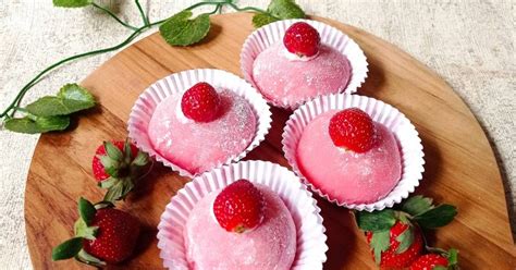 Resep Ichigo Daifuku Mochi Strawberry Oleh Febry Caturia Cookpad