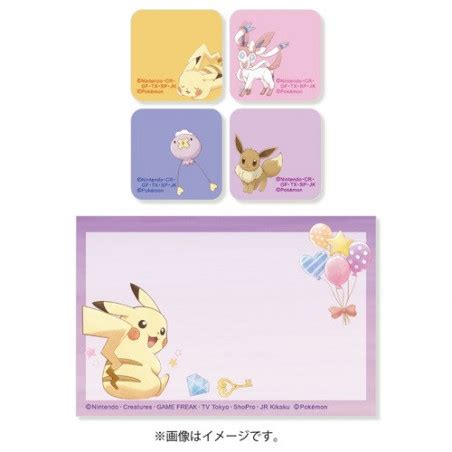 Sticky Notes Dream Pokémon Meccha Japan