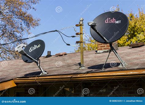 Kokomo - Circa November 2016: Pair of DISH Network Satellite Receiver ...