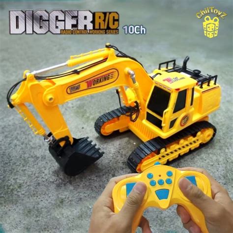 Jual Rdr Mainan Rc Remote Control Digger Excavator Alat Berat Beko