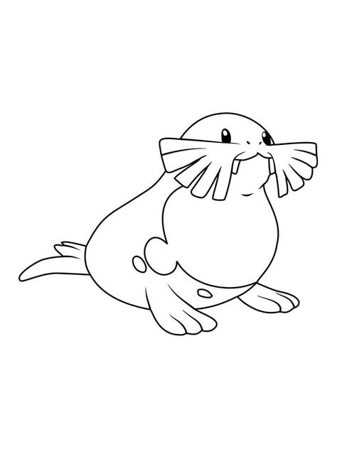 Sealeo Pokemon Coloring Pages