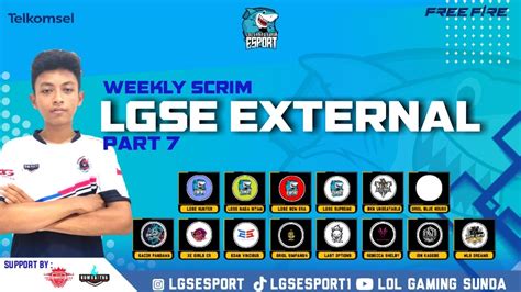 Weekly Scrim Lgse Invitation Part Caster Pe Es Free Fire Max