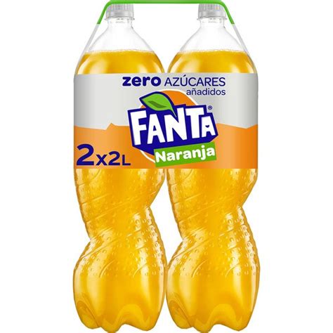 Zero Az Cares Refresco De Naranja Con Gas Pack Botellas L Fanta