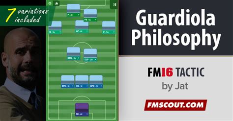 Josep Guardiola Philosophy Tactics FM16 | FM Scout