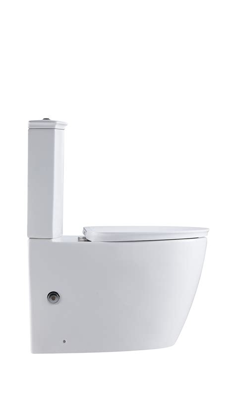 Rimeless Water Saving Wc P Trap Closet Watermark Two Piece Sanitary Ware Ceramic Toilet Toilet