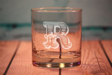 2 Custom Etched Old Fashioned Glasses Rocks Glasses Etsy