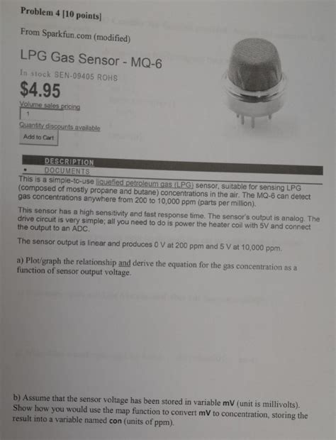 Solved Problem 4 10 Points From Sparkfun Modified Chegg