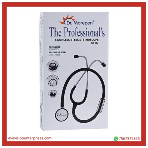 Dr Morepen Stethoscope Latest Price Dealers Retailers In India