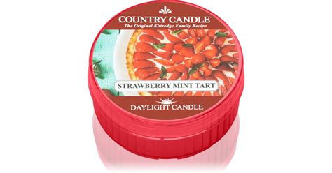 Country Candle Strawberry Mint Tart Tealight Candle Notino Co Uk