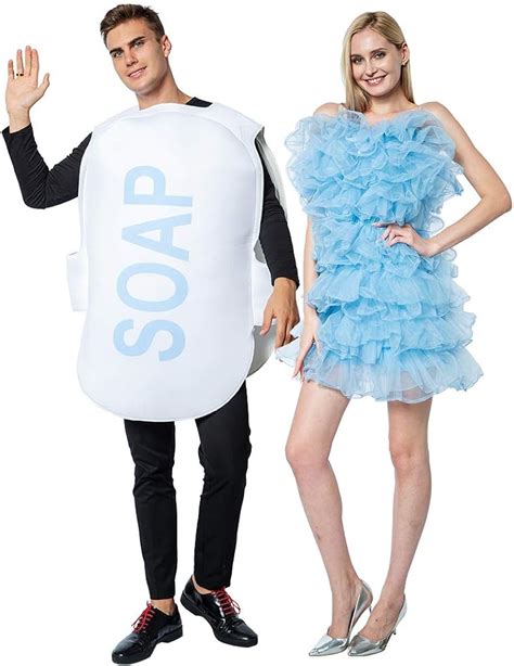 Reneecho Couple Halloween Loofah And Soap Costume Adults