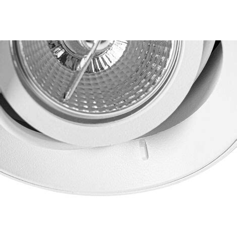 QAZQA Moderno Foco Empotrable Moderno Blanco GU10 AR70 Redondo Trimless