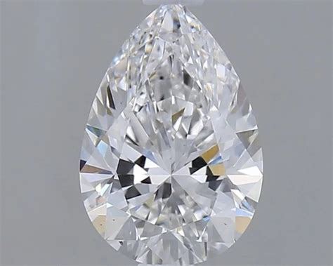 1 Carat White 1 00ct E VS2 Pear Cut Lab Grown Diamond IGI Certified CVD