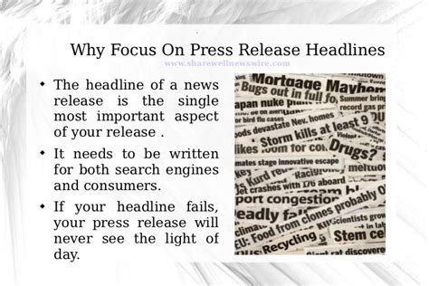 Write effective press release headline