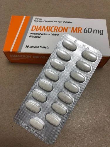 Diamicron Mr Mg Gliclazide Packaging Size Tablets In Strip