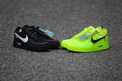 Off White X Nike Air Force 1 Black Volt Ya Tienen Fecha De