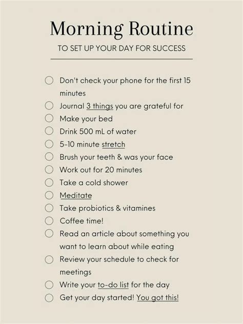 The Perfect Morning Routine Checklist แกลเลอรีที่โพสต์โดย Payton Haws Lemon8