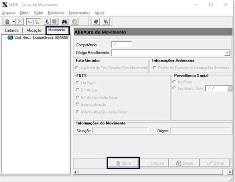 Como Enviar Sefip Sem Movimento Metadados
