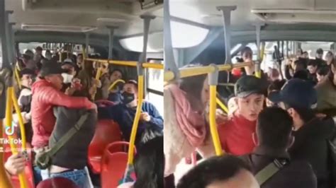 Video joven intentó apuñalar a pasajero en Transmilenio