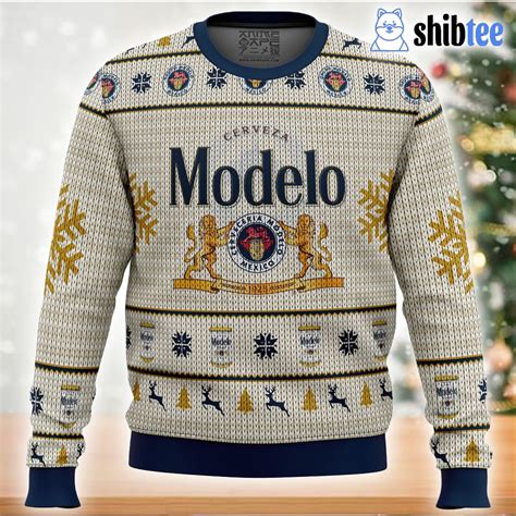 Cerveza Modelo Ugly Christmas Sweater Shibtee Clothing