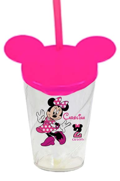 Copo Personalizado Da Minnie Rosa Minnie Rosa Copo Minnie