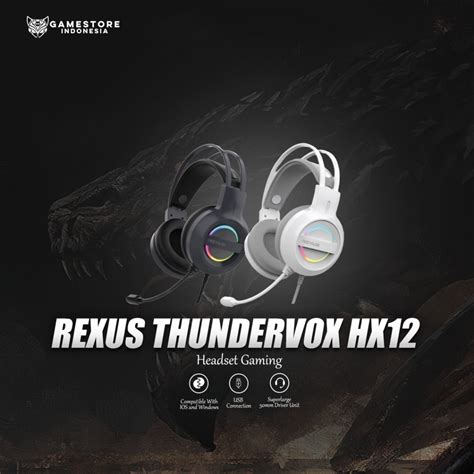 Jual Rexus Headset Gaming Thundervox Hx Shopee Indonesia