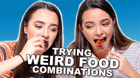 Weird Food Combinations People Love Merrell Twins Youtube