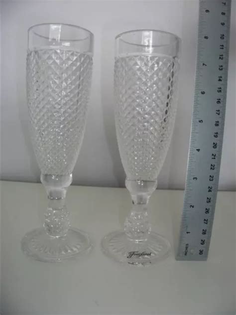 FREIXENET LIMITED EDITION Hobnail glass prosecco/champagne Flutes x 2 £ ...