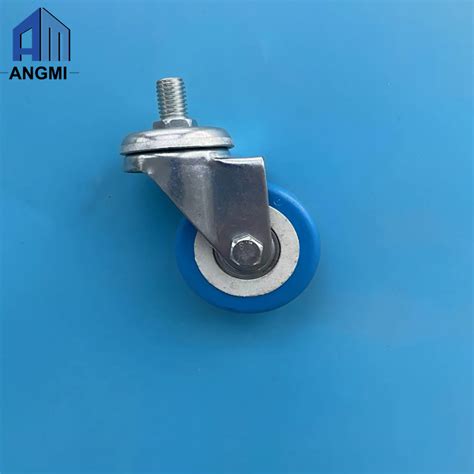 Heavy Duty Polyurethane Castors Top Plate Swivel Wheels Industrial