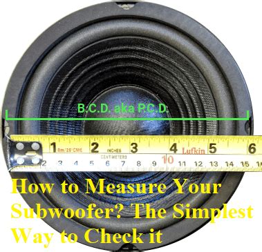 How To Measure Your Subwoofer The Simplest Way To Check It Diy