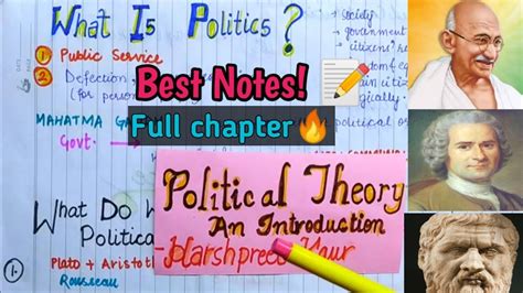 Chapter Political Theory An Introduction Class Th Political