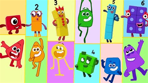 Numberblocks And Colour Blocks Learn To Count And Colours Youtube