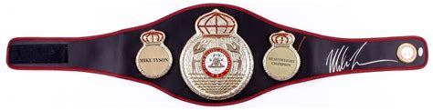 Mike Tyson Signed Full-Size WBA Championship Belt (PSA COA) (Imperfect ...