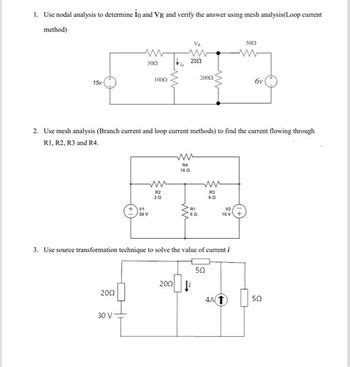 Answered Use Nodal Analysis To Determine Io Bartleby