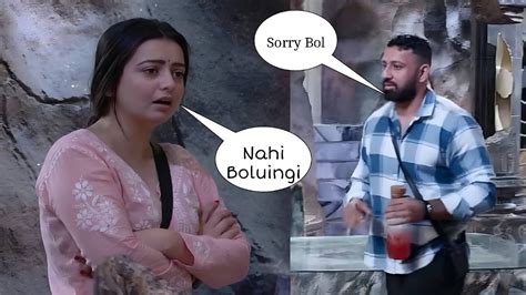 Bigg Boss 18 LIVE Rajat Dalal Ne Manga SORRY Chahat Ne Kiya REFUSE